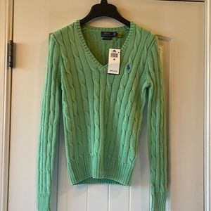 POLO Ralph Lauren Green V-Neck Sweater